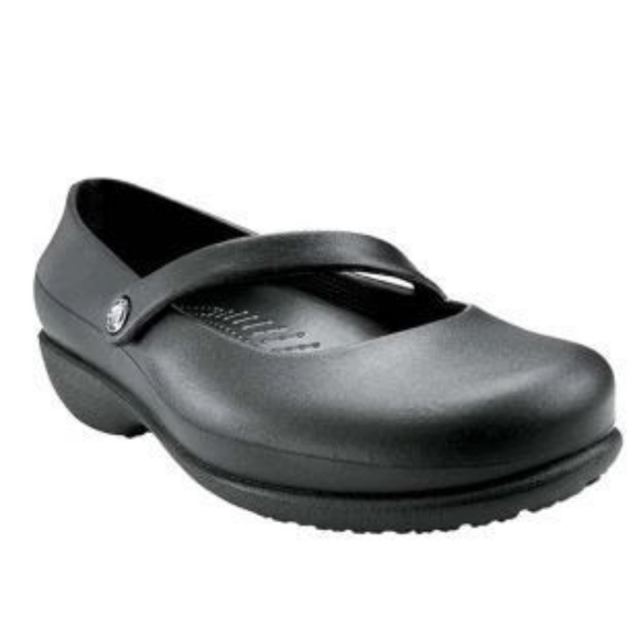 Crocs Black Fox Formal Flats Shoes 